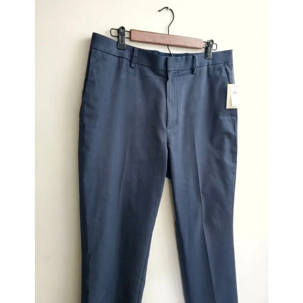 Men's Banana Republic Navy Standard Fit Dress Pants Waist 33 Navy Blue NWT